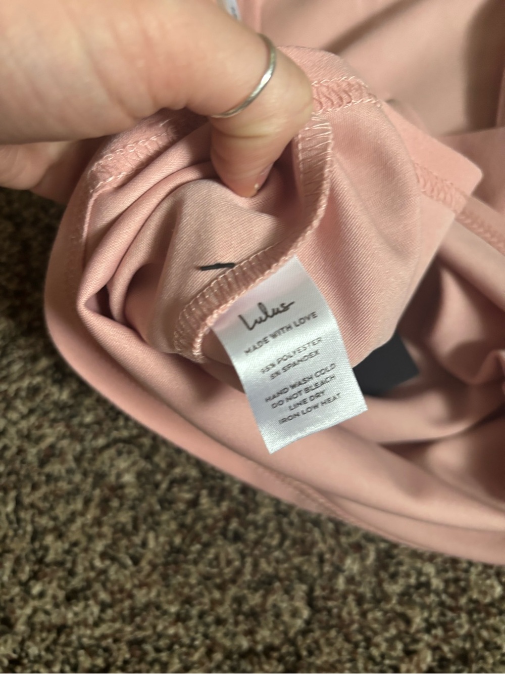 LULUS Dusty Pink Low Back BOW Tank - Picture 4 of 4